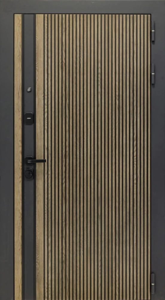 Входная дверь ДвериПРО Росна Экошпон СБ-3 (16мм, Капучино) DPRO228085 внешняя сторона